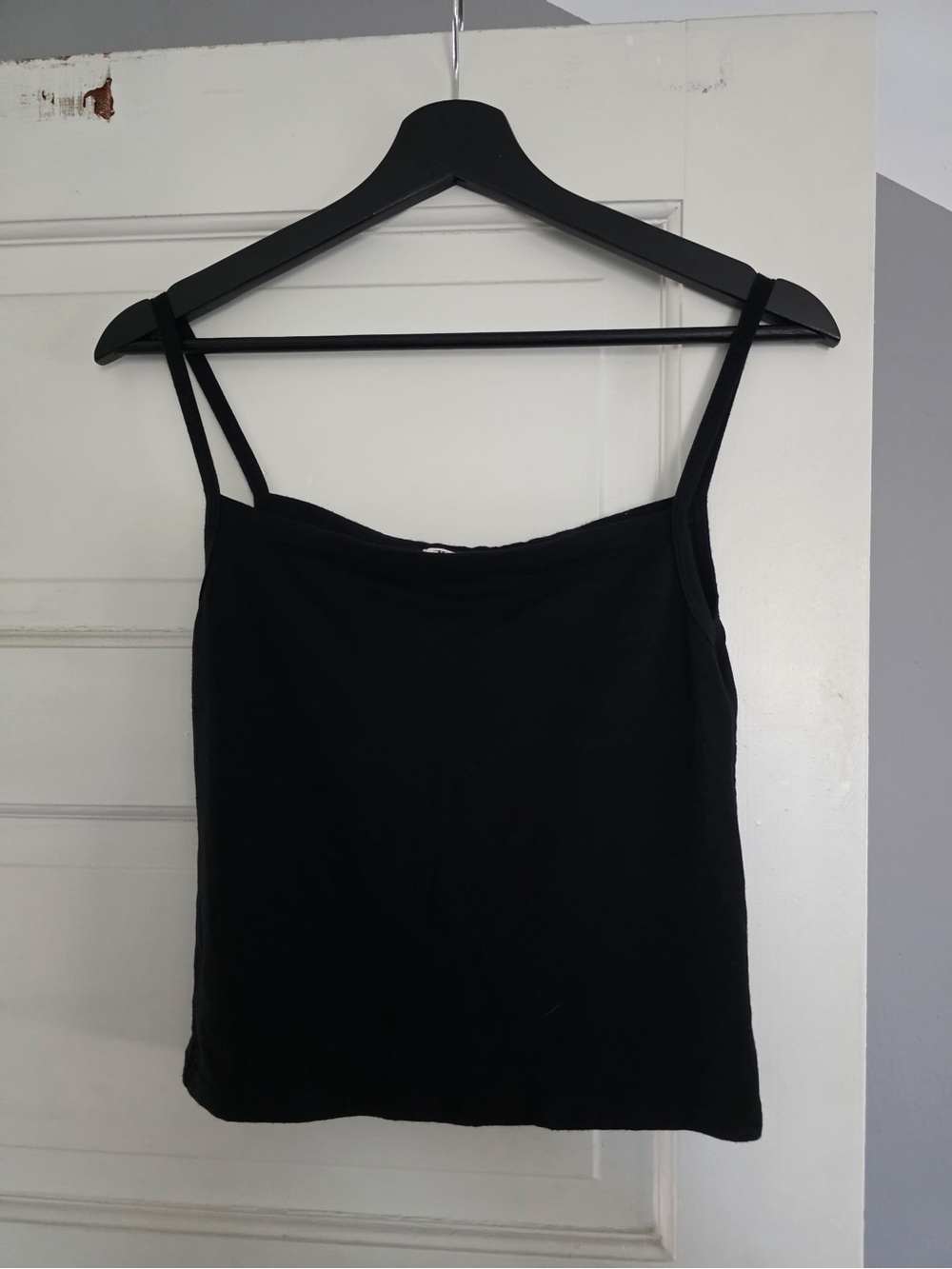 Eterne Black Spaghetti Strap Camisole